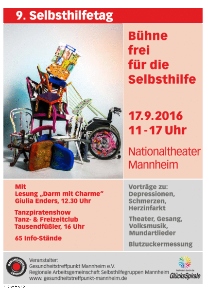 Plakat Selbsthilfetag 2016